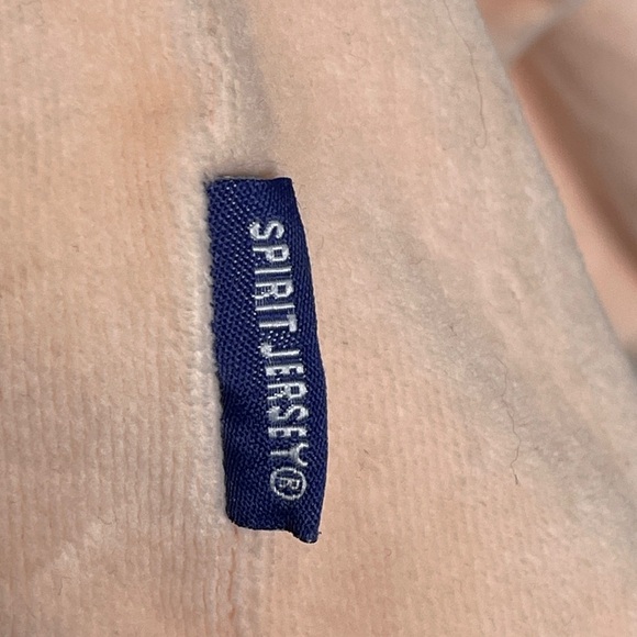 Disney Walt Disney World Peach Embroidered Spirit Jersey Super Soft Velour - Picture 10 of 10